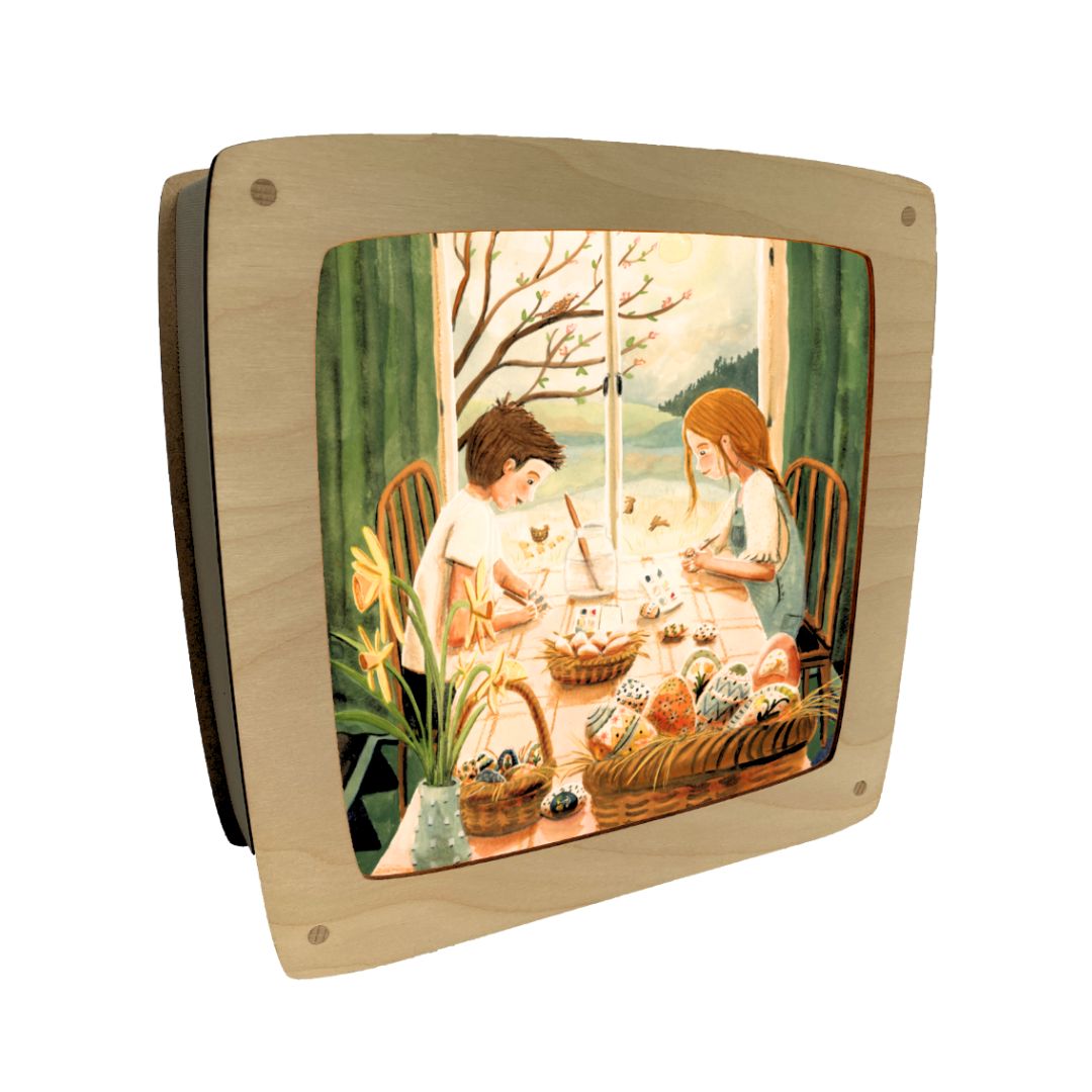 Motiv für Saison Lampe Premium 'Ostermalerei'