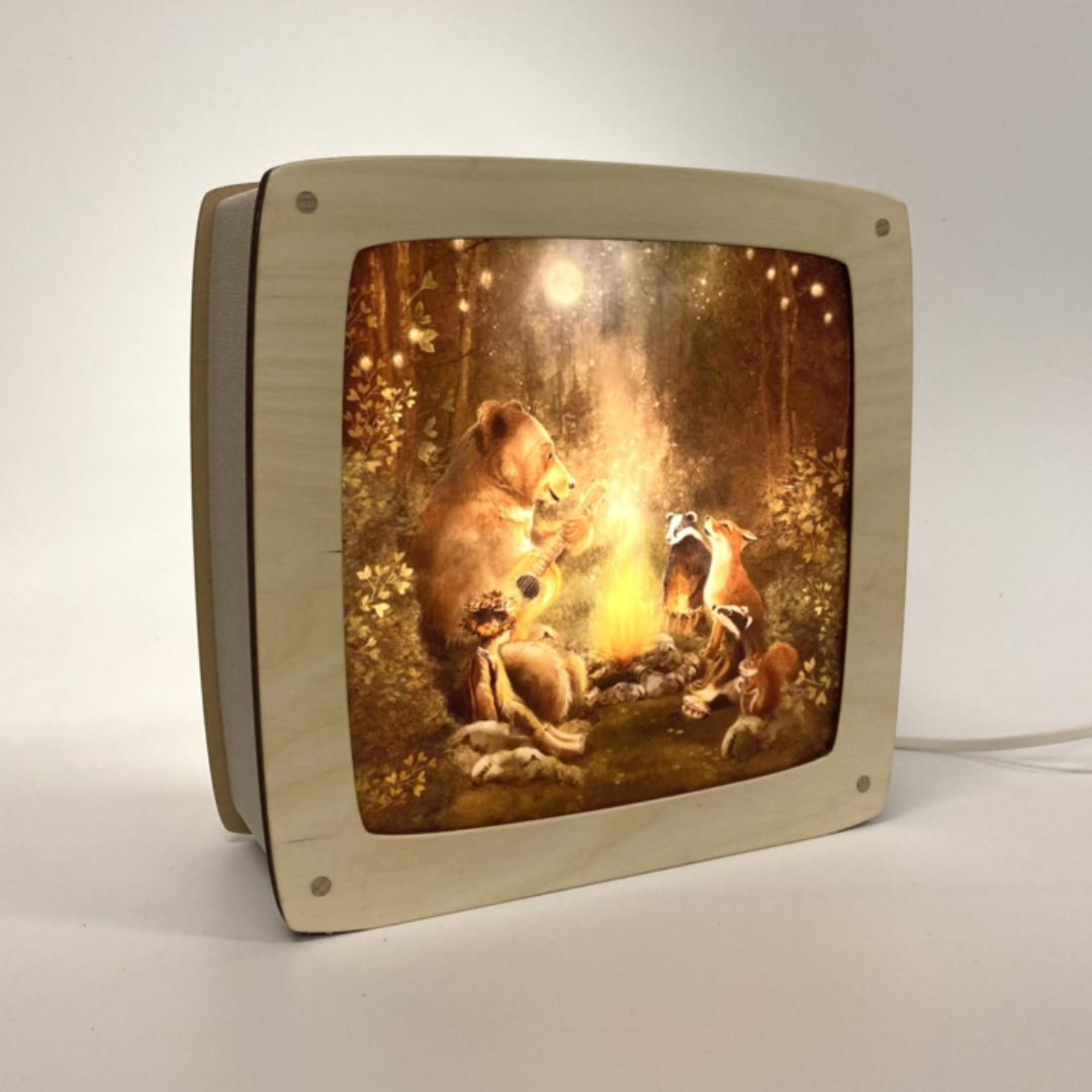 Motiv für Saisonlampe 'Lagerfeuer'