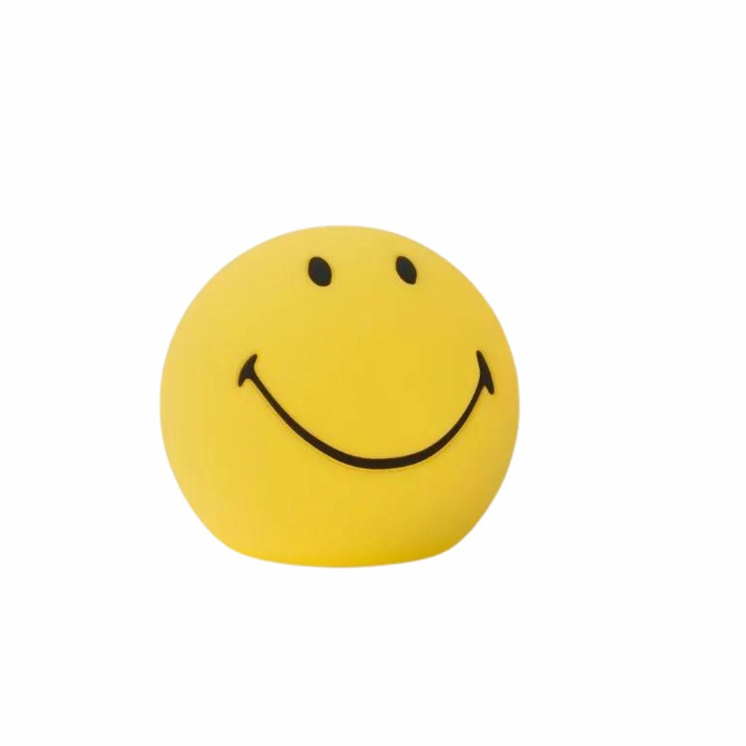 Nachtlicht 'Smiley' Lampe gelb 12x12x11 cm