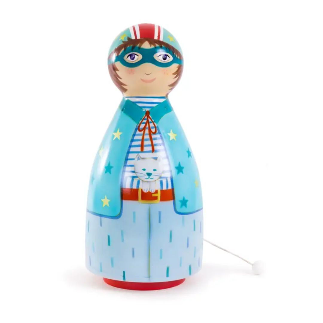 Nachtlampe & Spieluhr für Kinder 'Superheld'