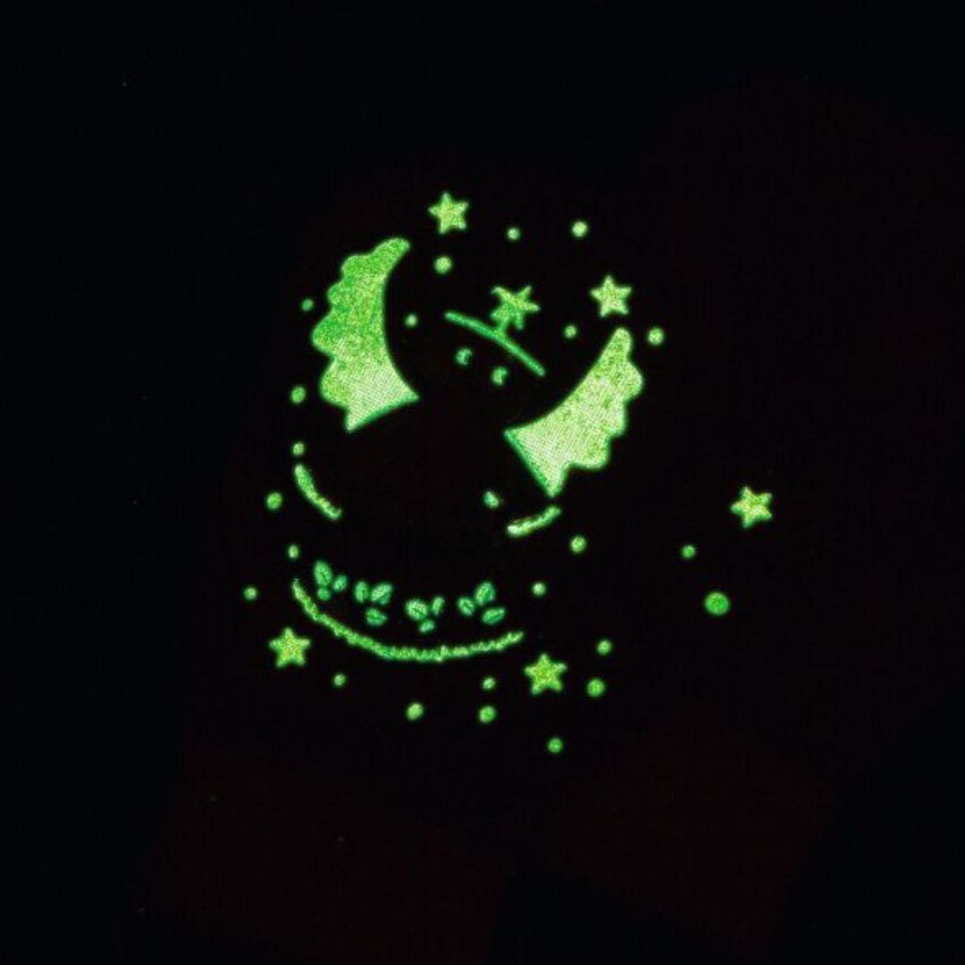 Nachtleuchtende Zauber-Fäustlinge Engel
