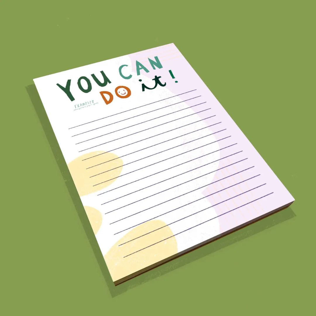 Notizblock 'you can do it'