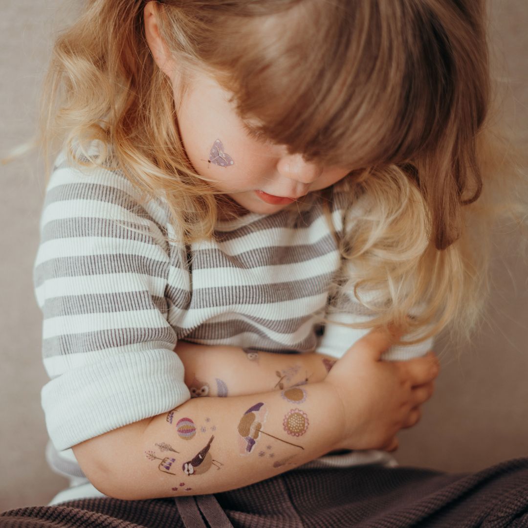 Bio Tattoos 'Blumenstrauß'