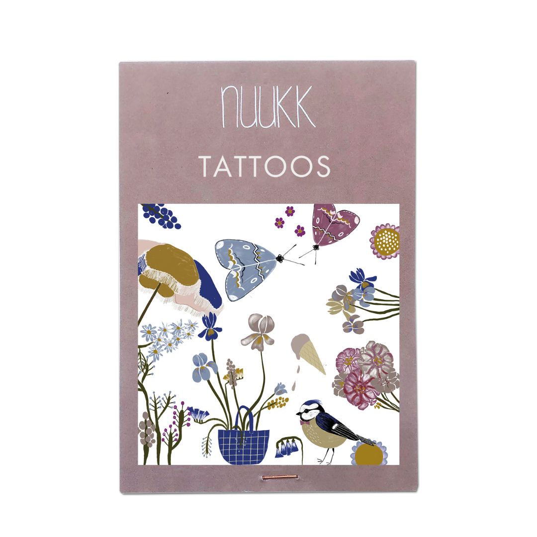 Bio Tattoos 'Blumenstrauß'