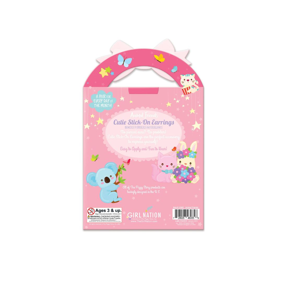 Ohrsticker zum Aufkleben 'Animal Friends'