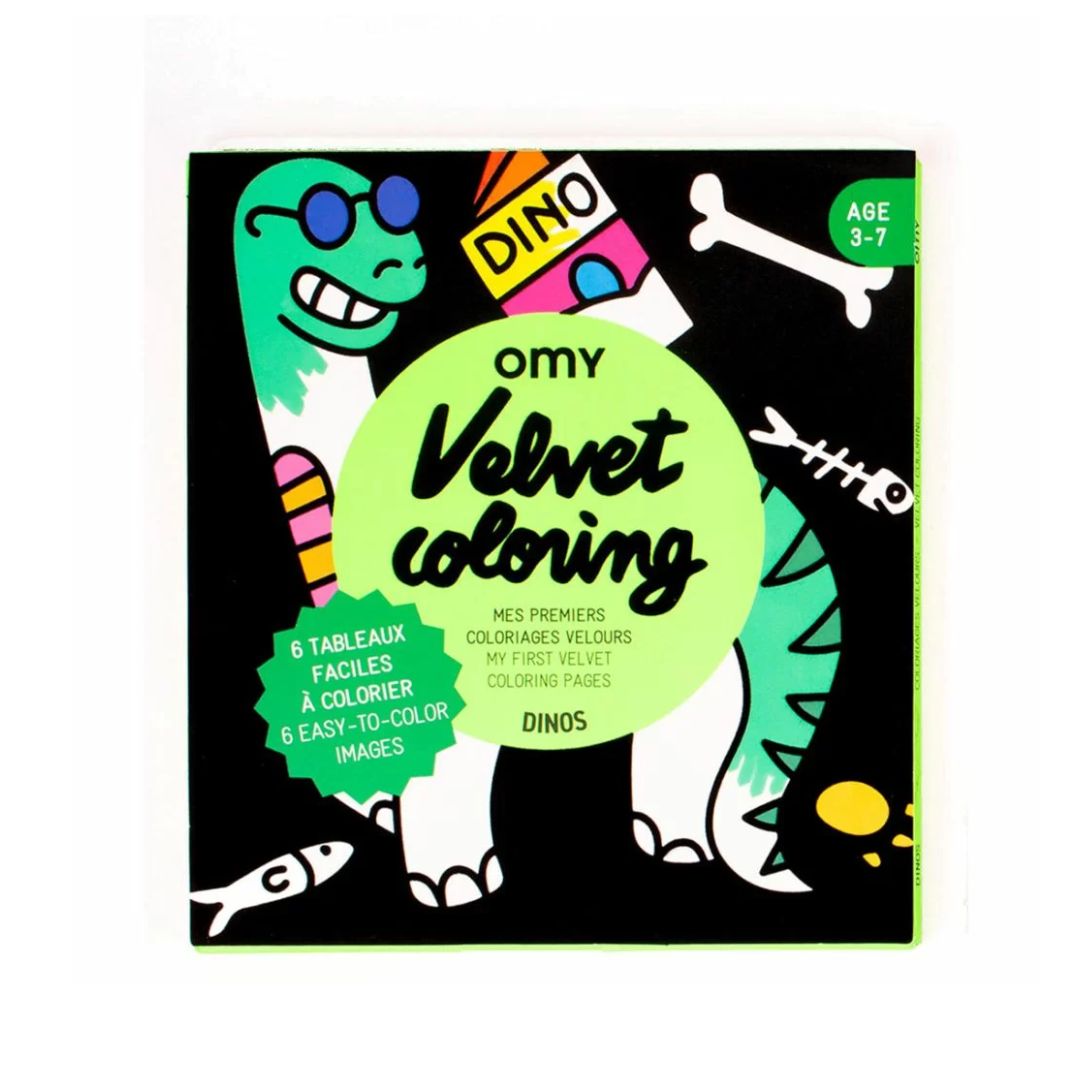 OMY VELVET COLORING 'DINO'