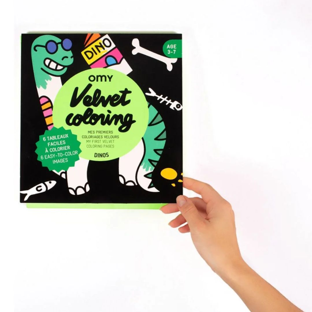 OMY VELVET COLORING 'DINO'