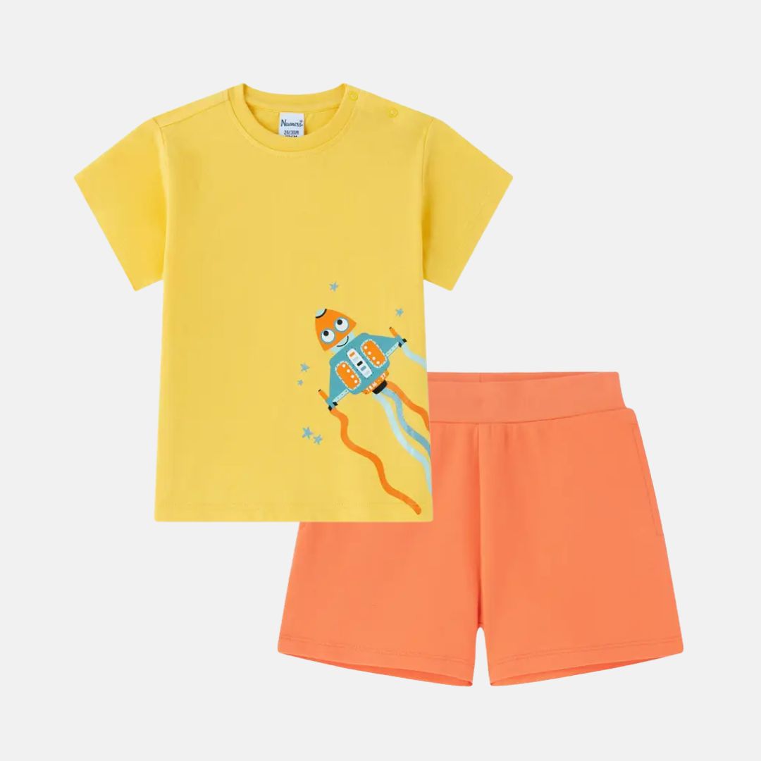 Shorts orange unifarben