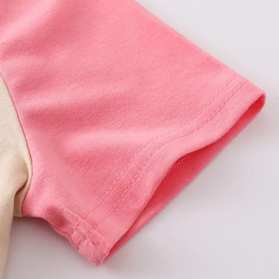 2 teiliges Set Patchwork 'Colorblock' für Mädchen