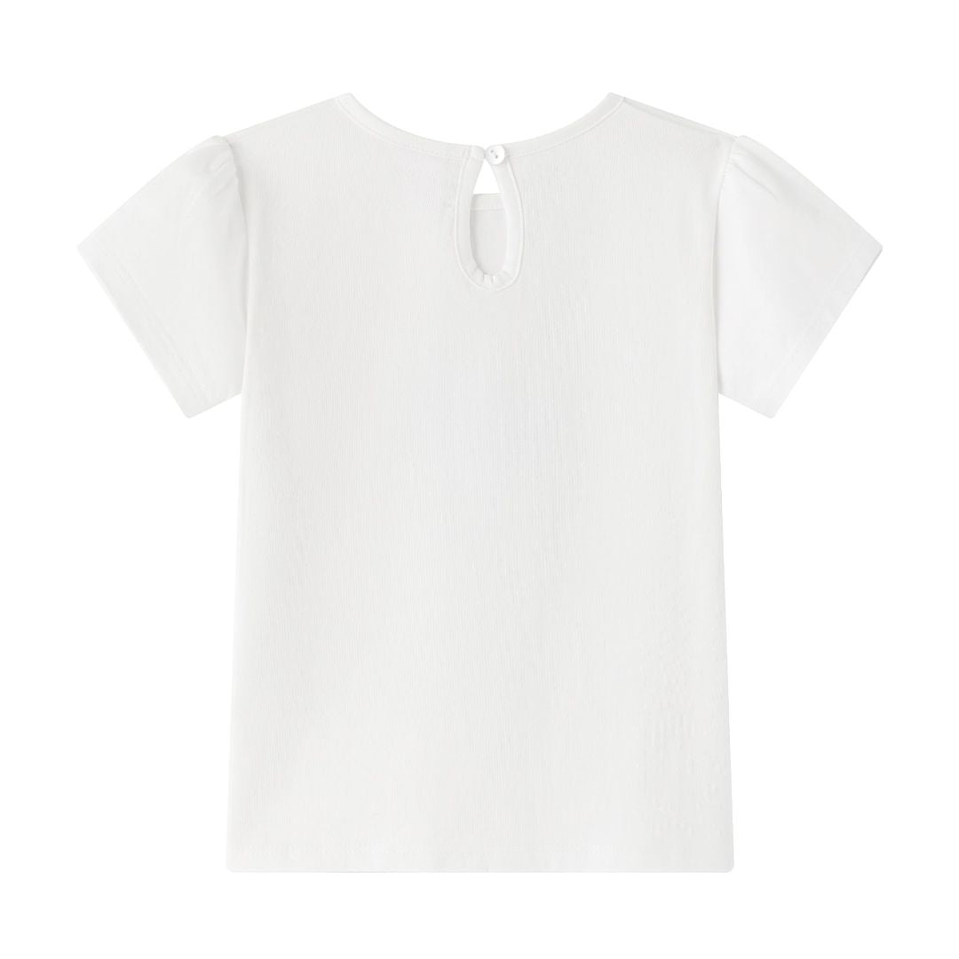 Mädchen T-Shirt mit Puffärmeln- Ballett