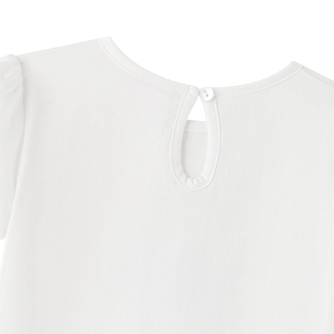 Mädchen T-Shirt mit Puffärmeln- Ballett