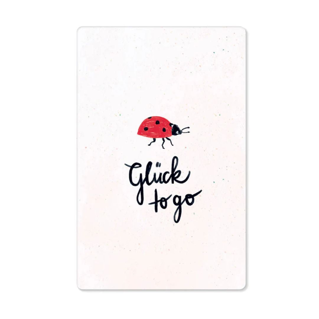 Kind Mind | Postkarte 'Glück to go'