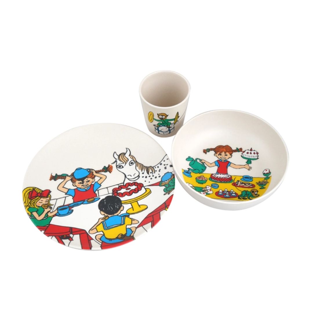 Pippi 3-teiliges Set aus 100% Melamin