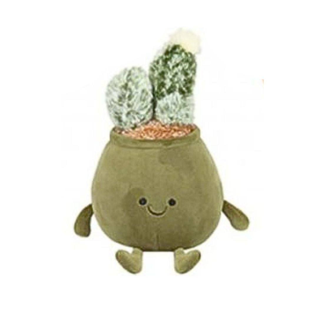 Süße Plüsch Pflanzen Kawaii grün
