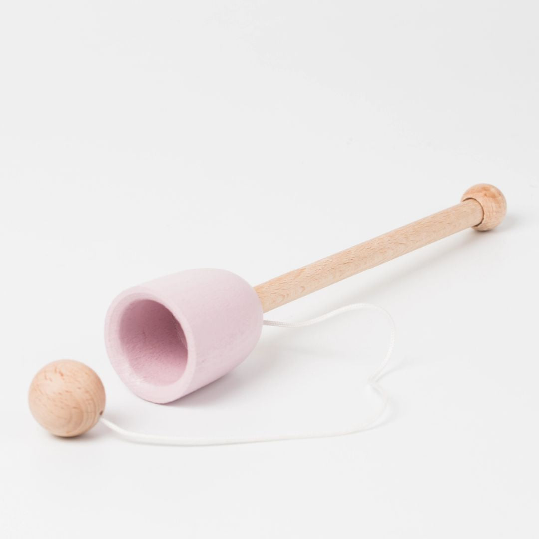 Kinderspielzeug mit kleinem Pokal 'Catch the ball' rosa