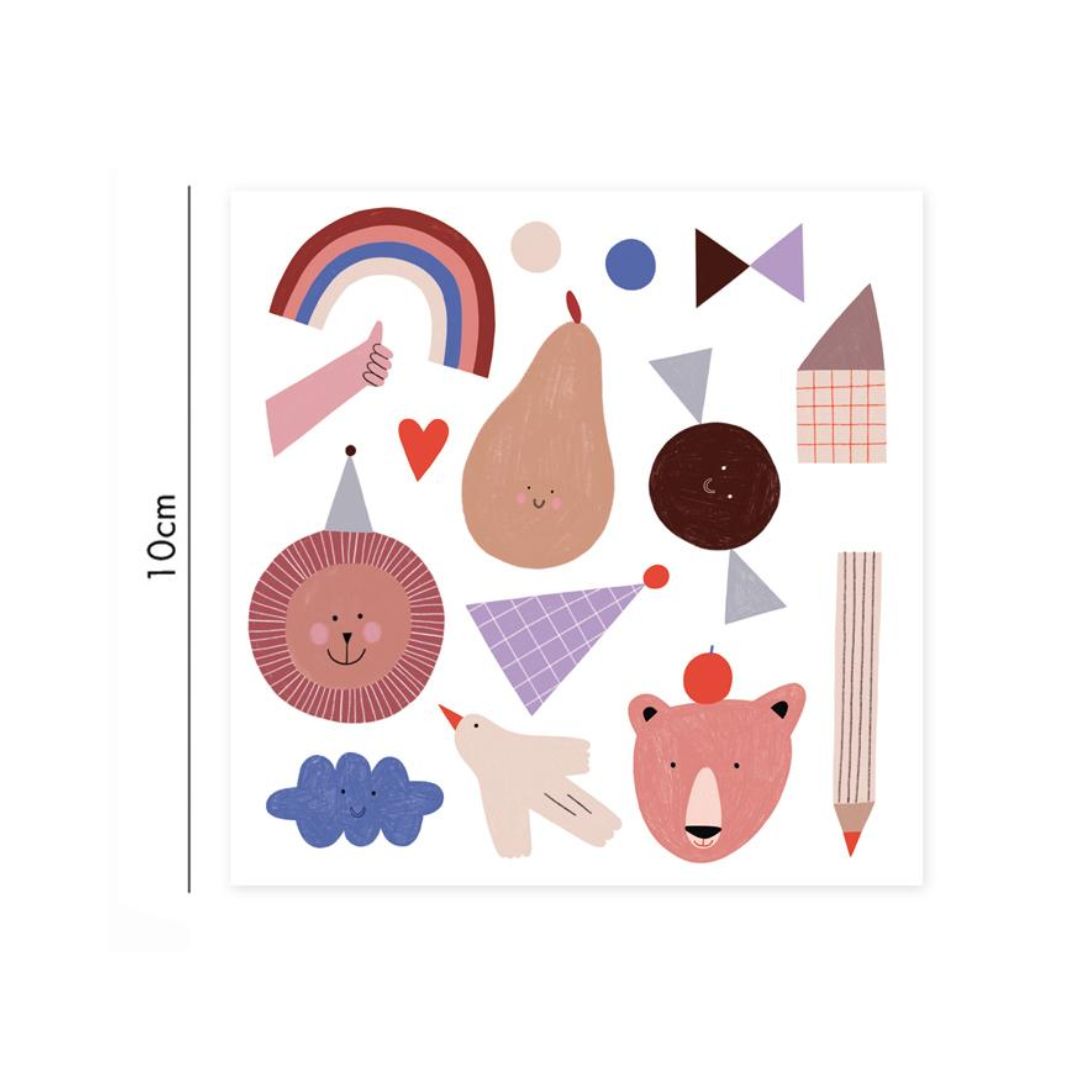 Porzellansticker “Happy"