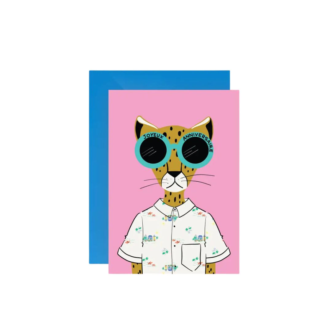 Postkarte mit Umschlag 'HB Leo HIPSTER'