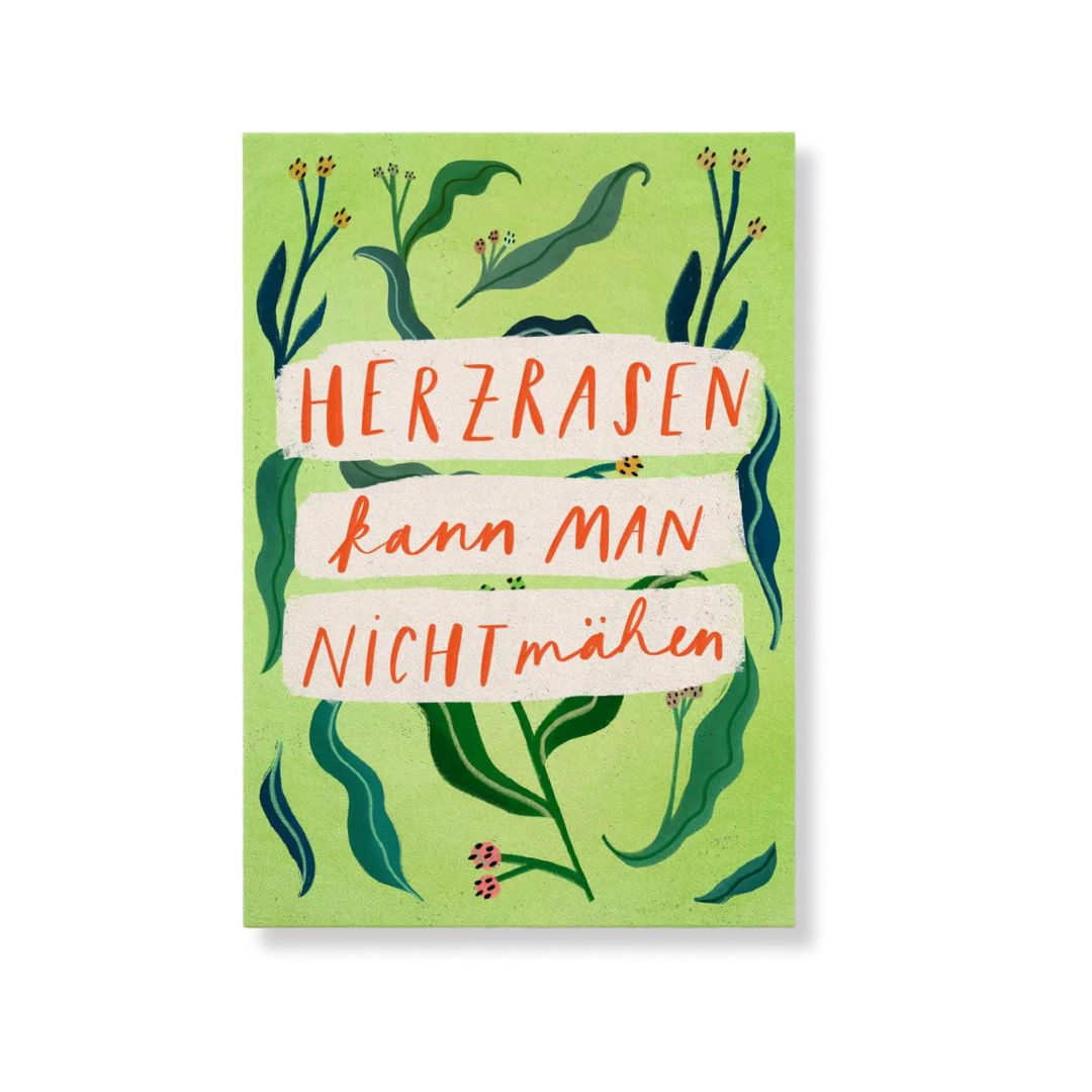 Postkarte 'Herzrasen'