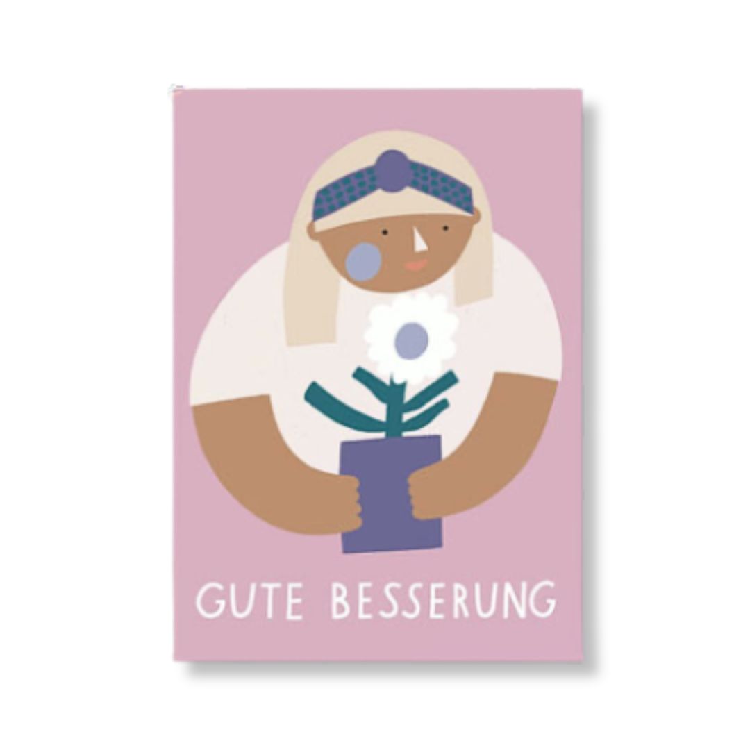 Postkarte 'Gute Besserung'