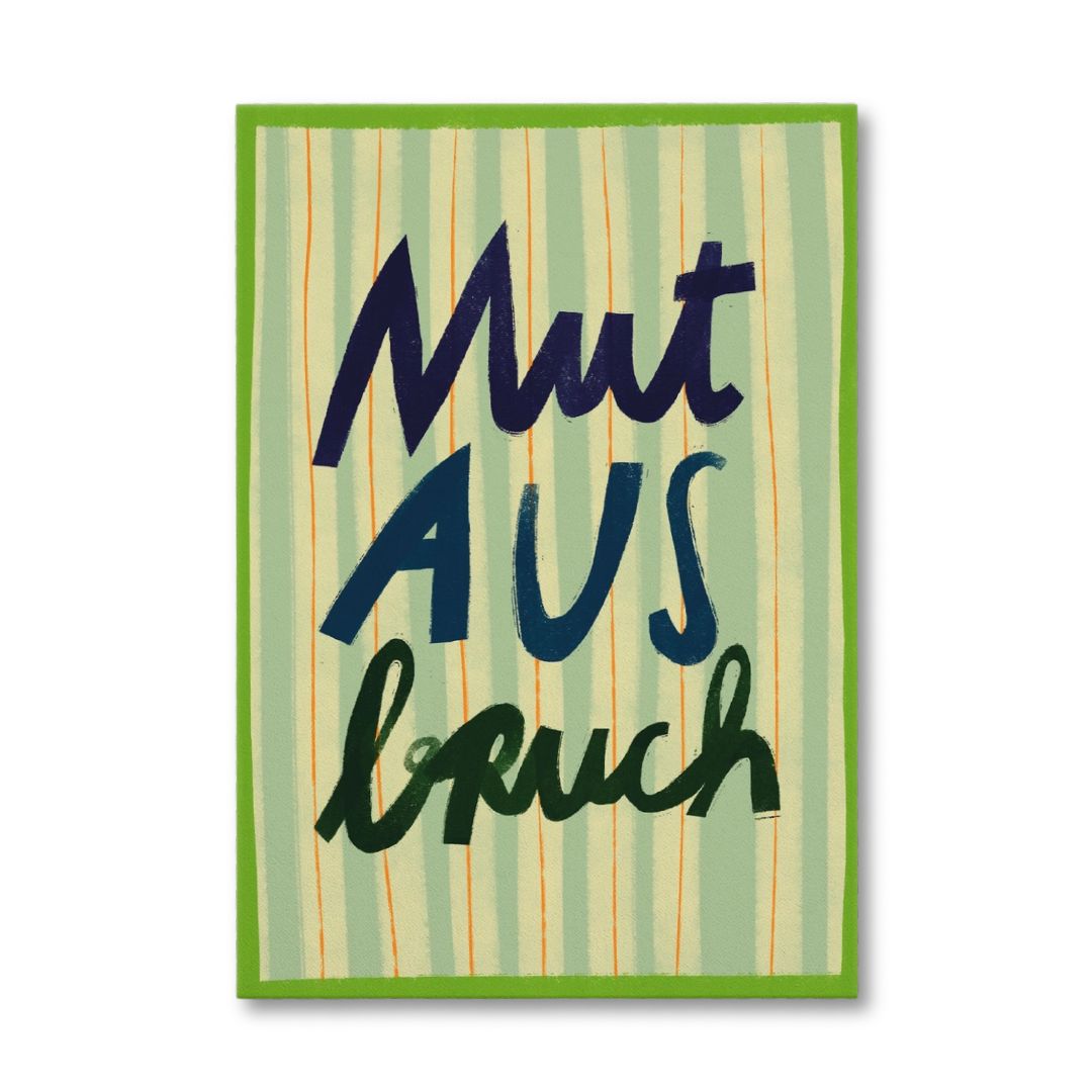 Postkarte 'Mutausbruch'