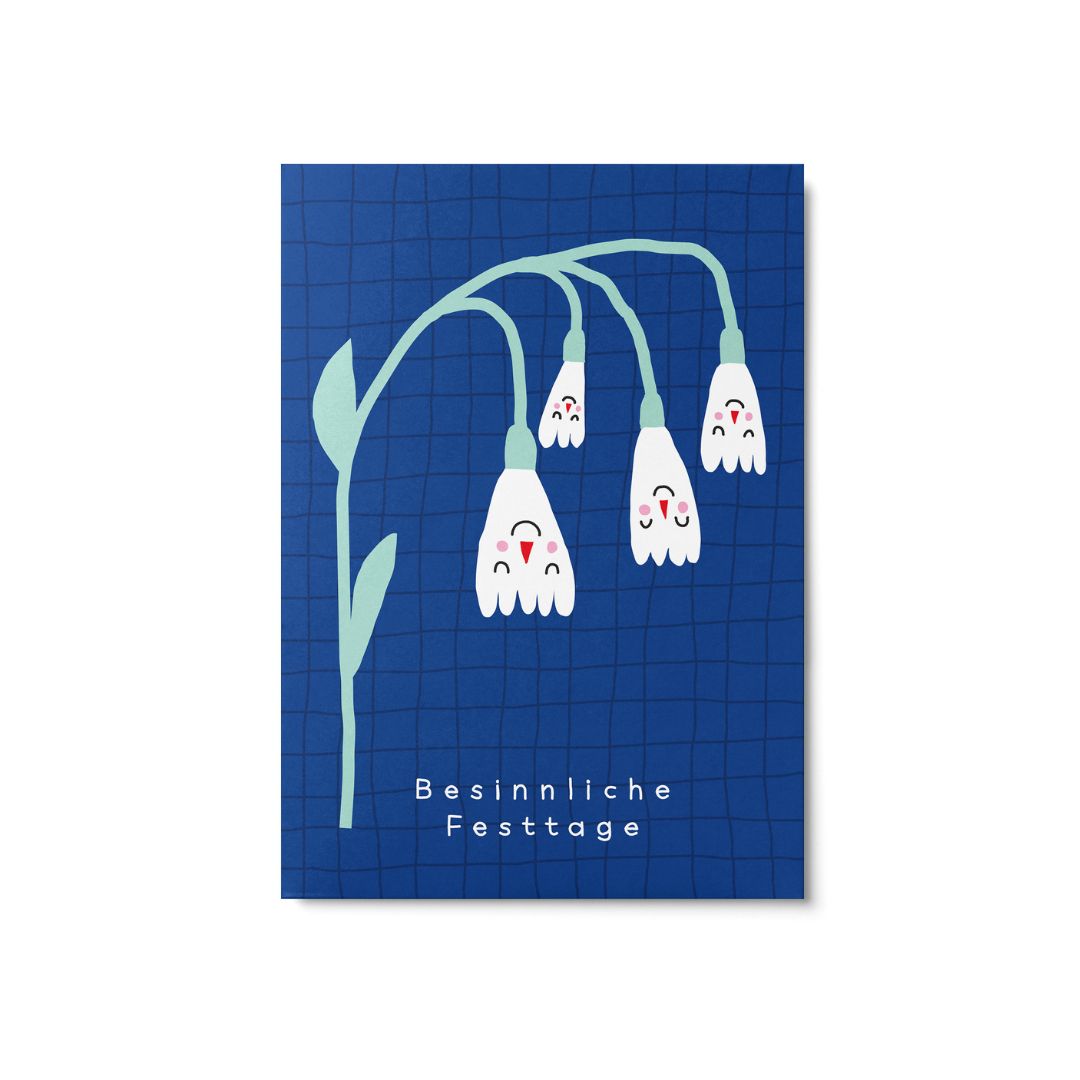 Postkarte 'Besinnliche Festtage'