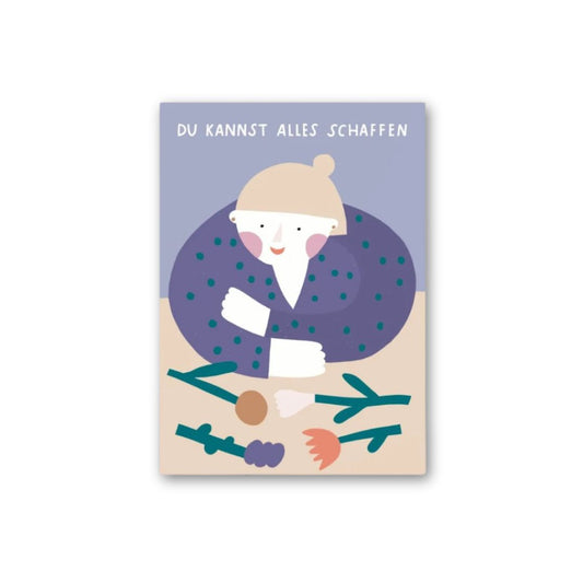 Postkarte 'Du kannst alles schaffen'