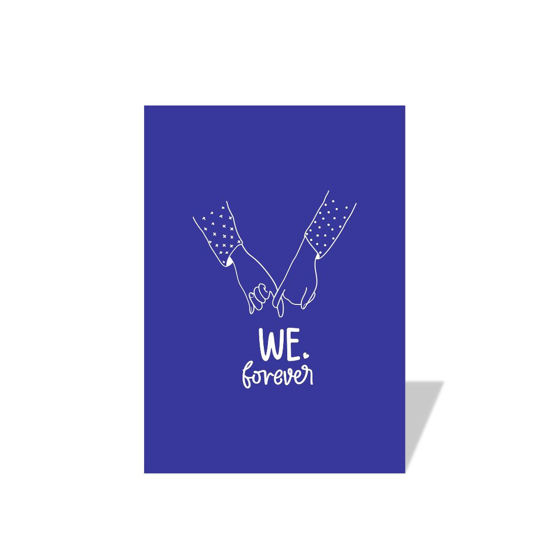 Postkarte 'We Forever'