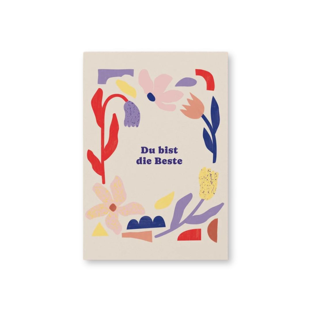 Postkarte 'Du bist die Beste'