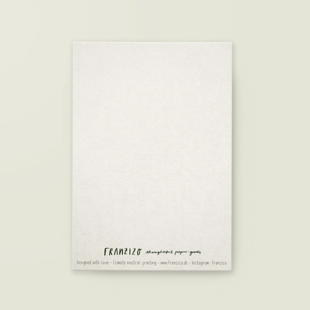 Postkarte 'Freud Dich nicht zu spät'