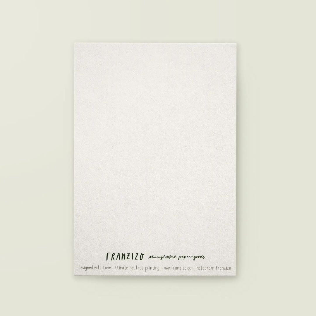 Postkarte 'Freu mich'