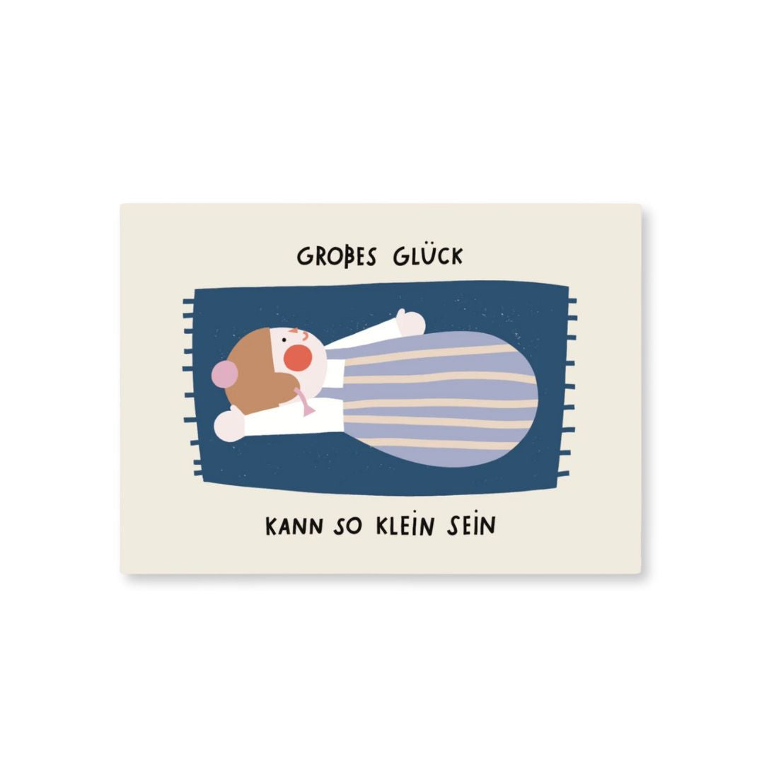 Postkarte 'Großes Glück'