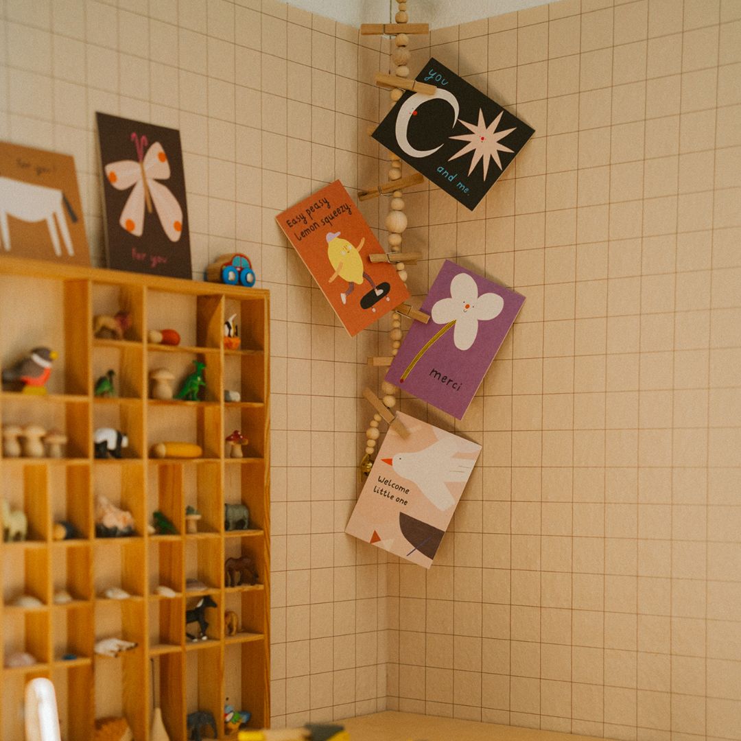 Postkarte 'Merci'