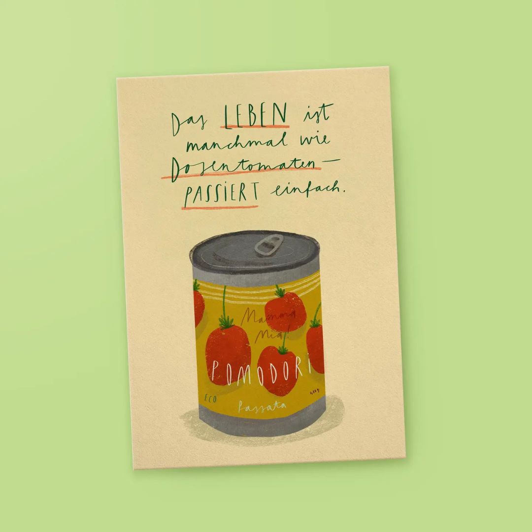 Postkarte 'Passiert'