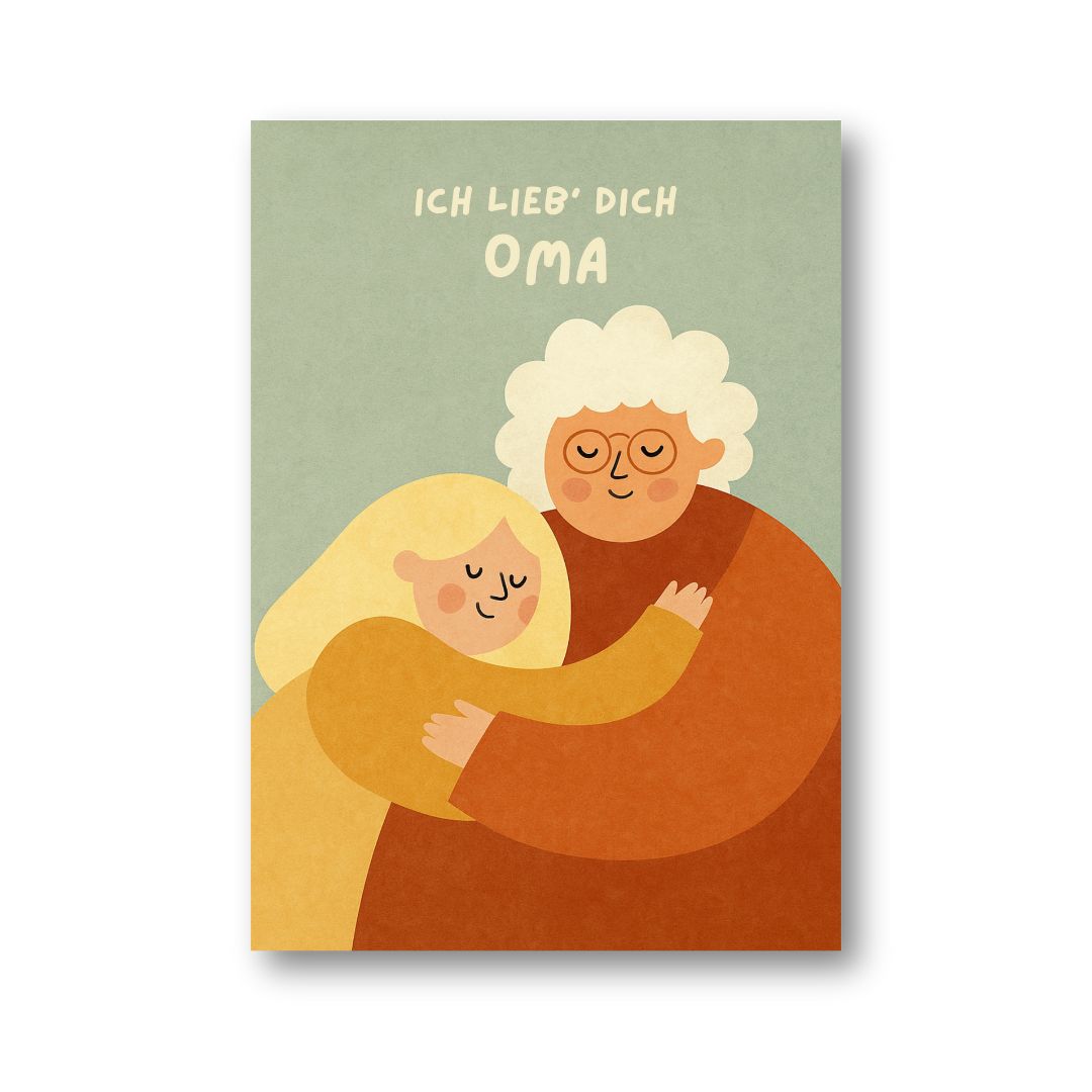 Studio Olala | Karte 'Ich lieb Dich Oma'