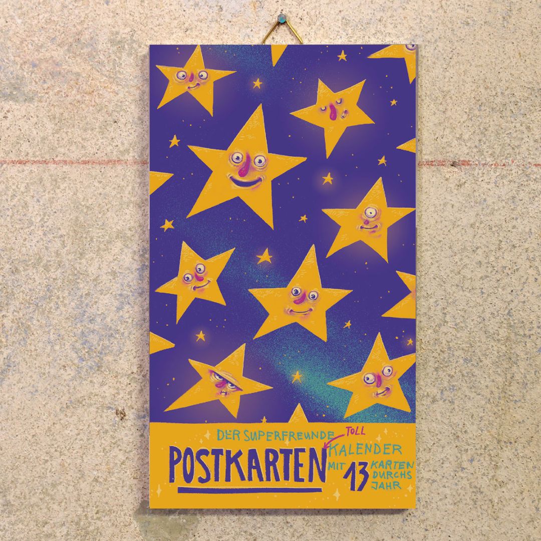 Alle Jahre Superpostkarten-Kalender 'Superfreunde Best of Teil 3'