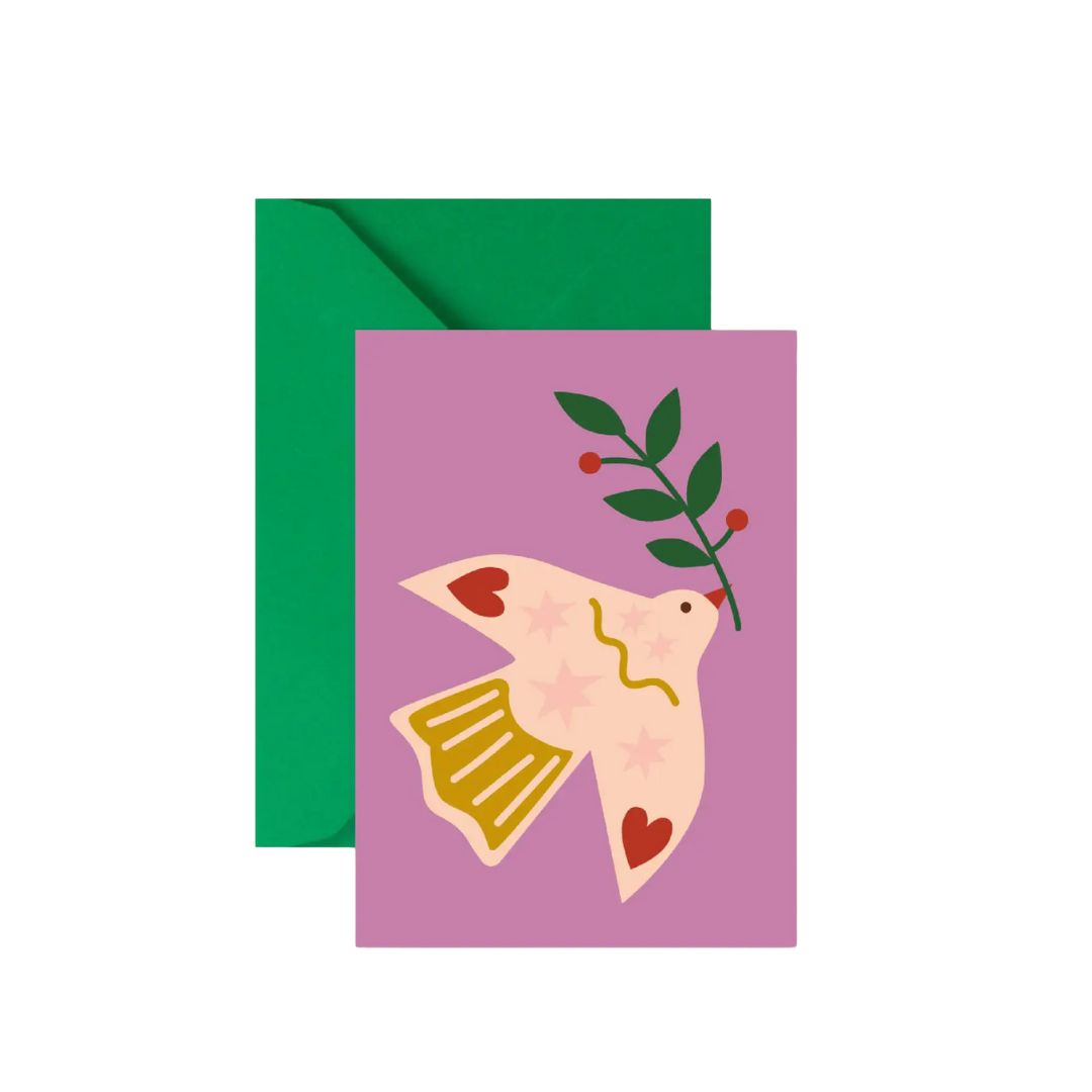 Karte 'Vogel' mit Briefumschlag