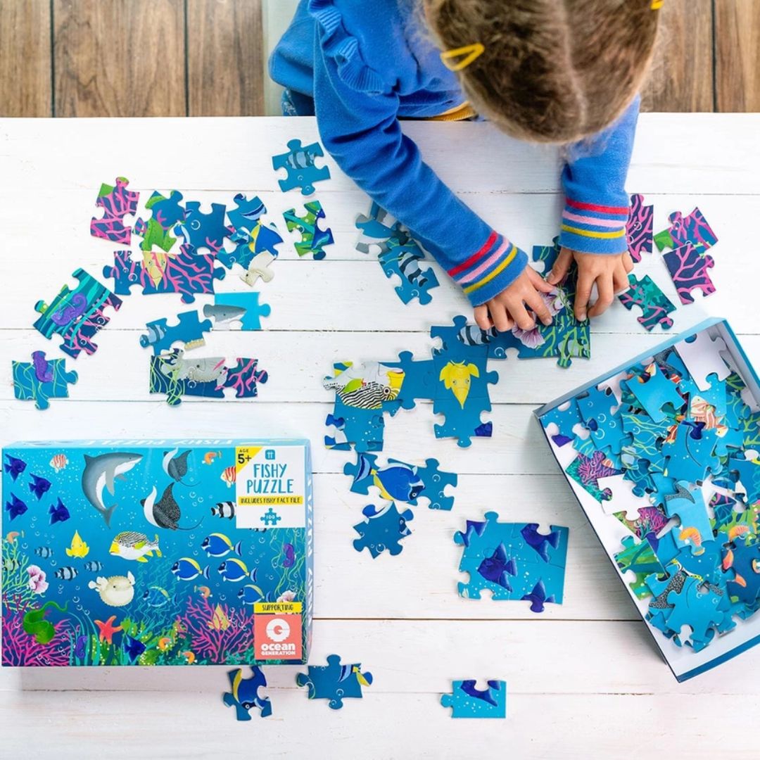 Meereswelt Puzzle für Kinder 100 Teile ab 5 Jahre