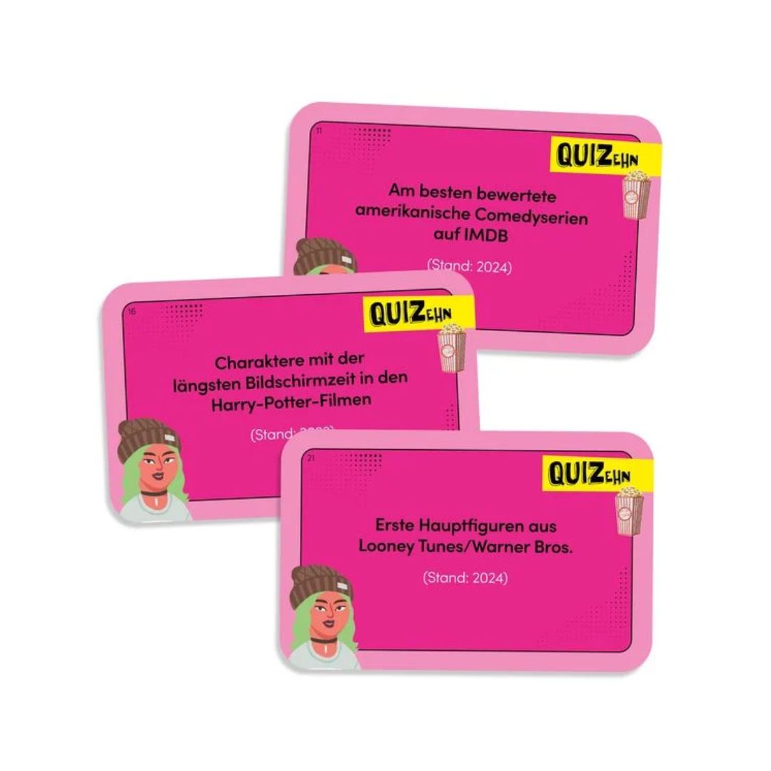 QUIZehn – Popkultur & Popcorn.