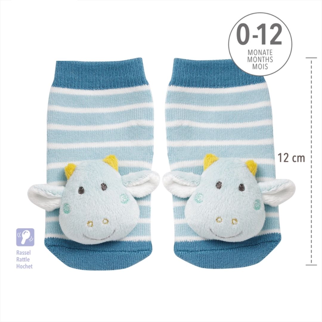 Rasselsocken 'Drache'