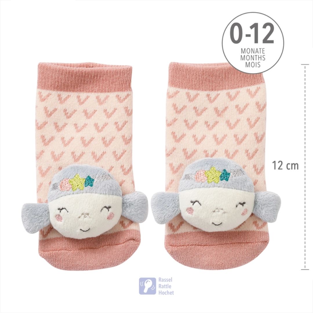 Rasselsocken 'Meerjungfrau'