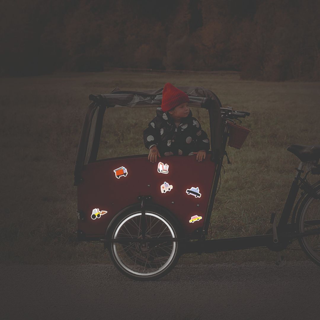 Reflektierende Sticker 'Brumm'