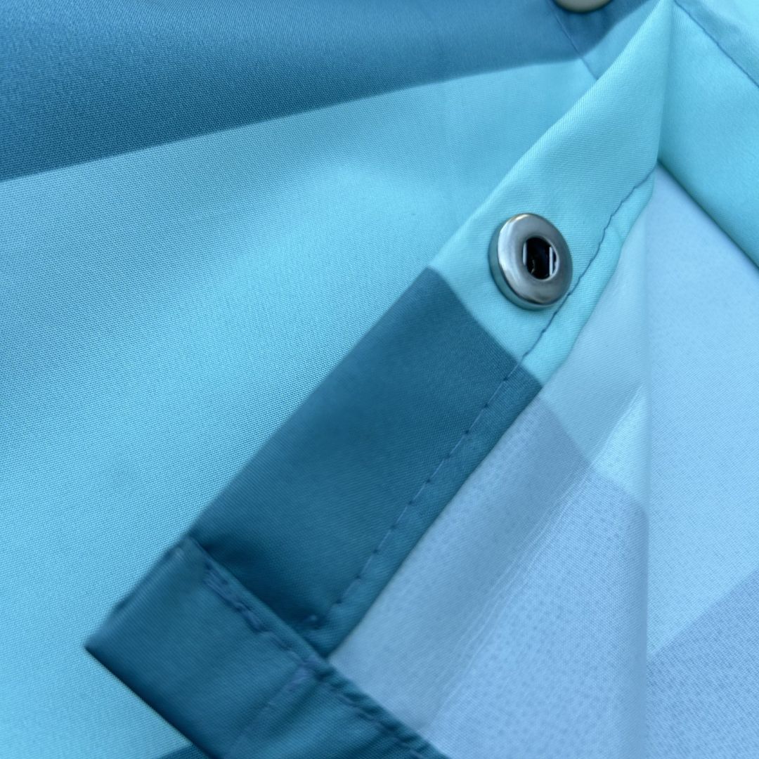 Regenponcho 'Green Stripes' für Kinder und Erwachsene