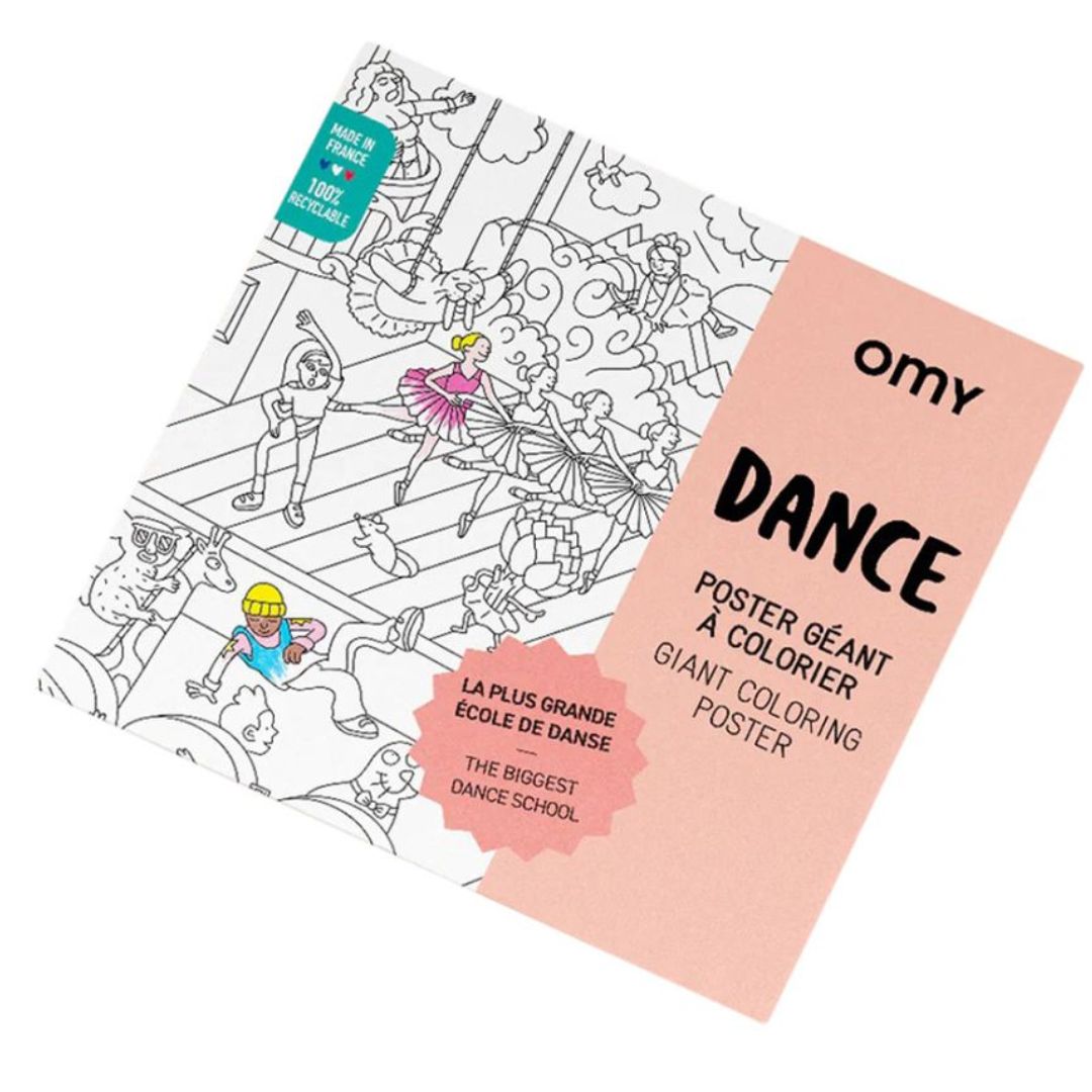 OMY Riesen Ausmal Poster 70x100 'Dance'