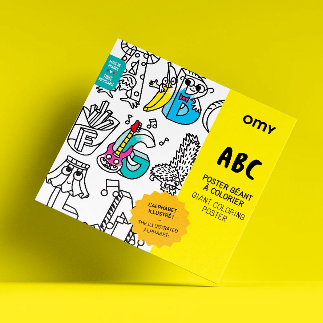 Riesenposter zum Ausmalen 'ABC'
