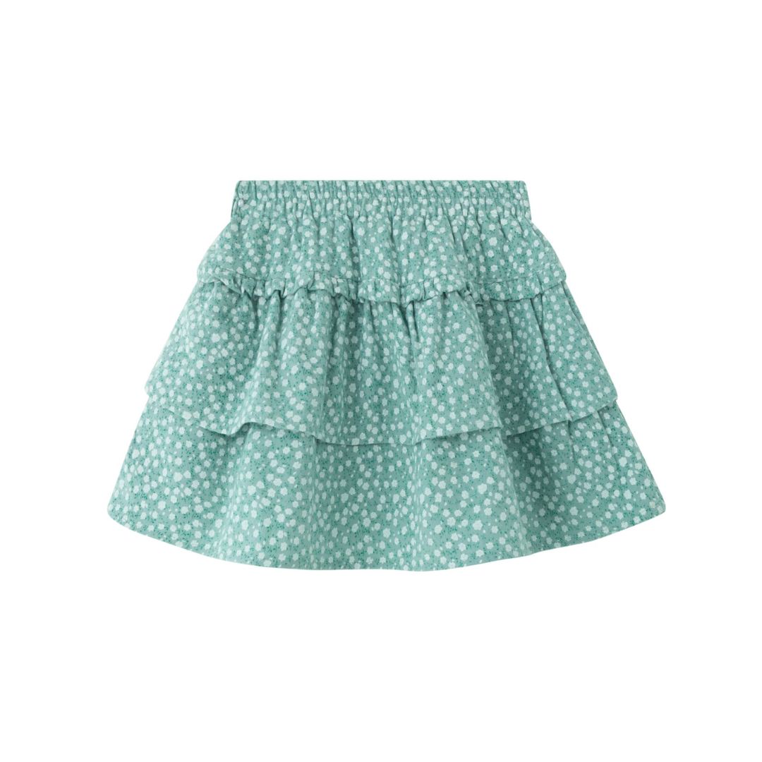 Rock aus Flanellstoff mit Liberty-Blumen