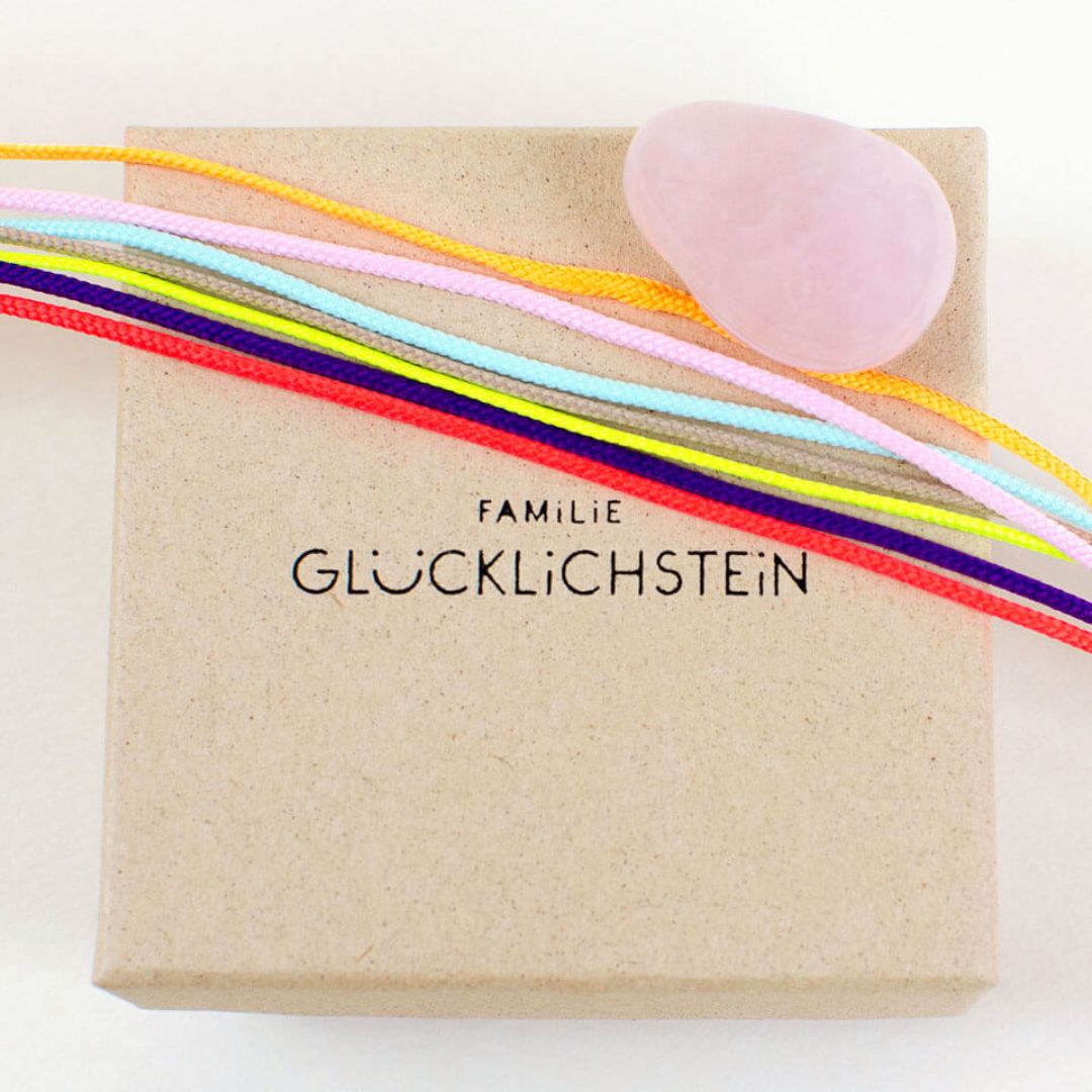 Kette mit Anhänger Rosenquarz *(Selbst) Liebe*