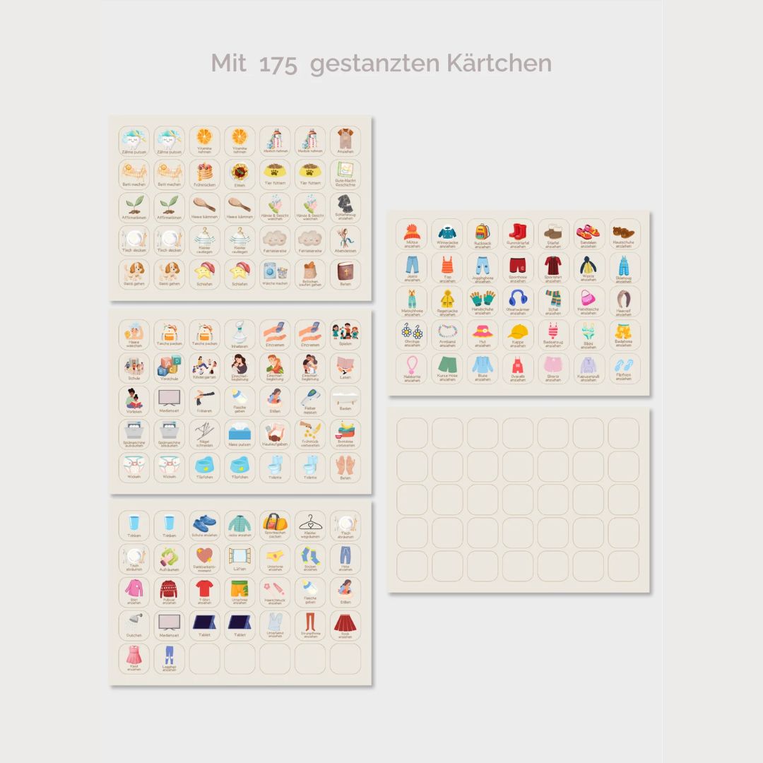Morgen- & Abendroutine Set 'Einhorn Glitzer'