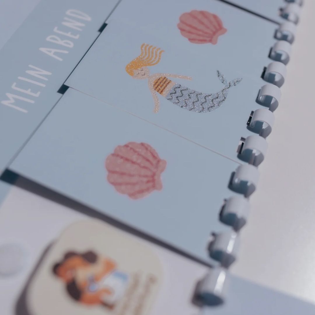 Morgen- & Abendroutine Set 'Meerjungfrauen Glitzer'