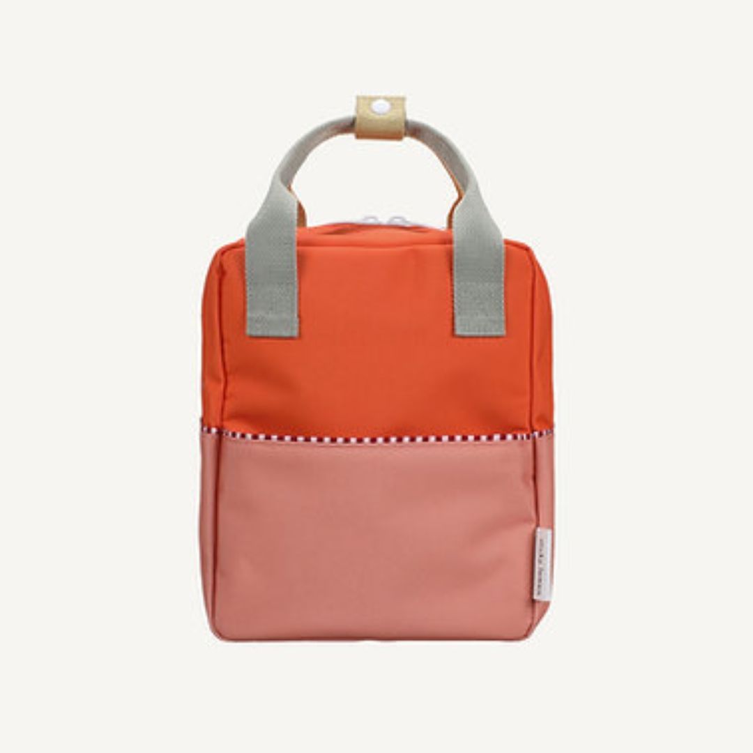 Rucksack 'Colourblocking' orange/coral pink