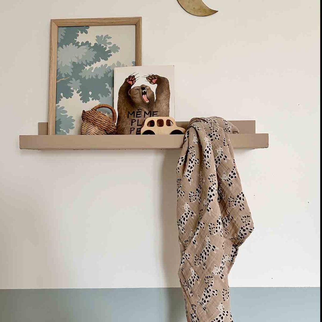 Schaltuch aus Musselin 'Bianca Baby Leo' 70x70